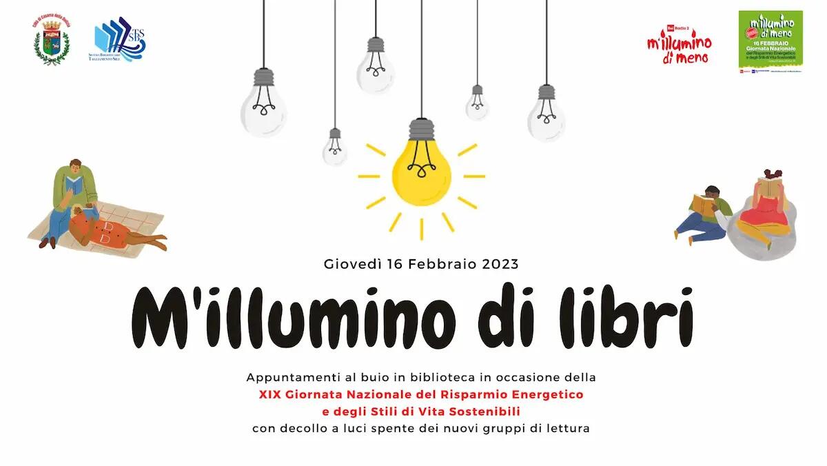 Casarsa: nasce il gruppo di lettura in biblioteca - "M'illumino di meno" - 