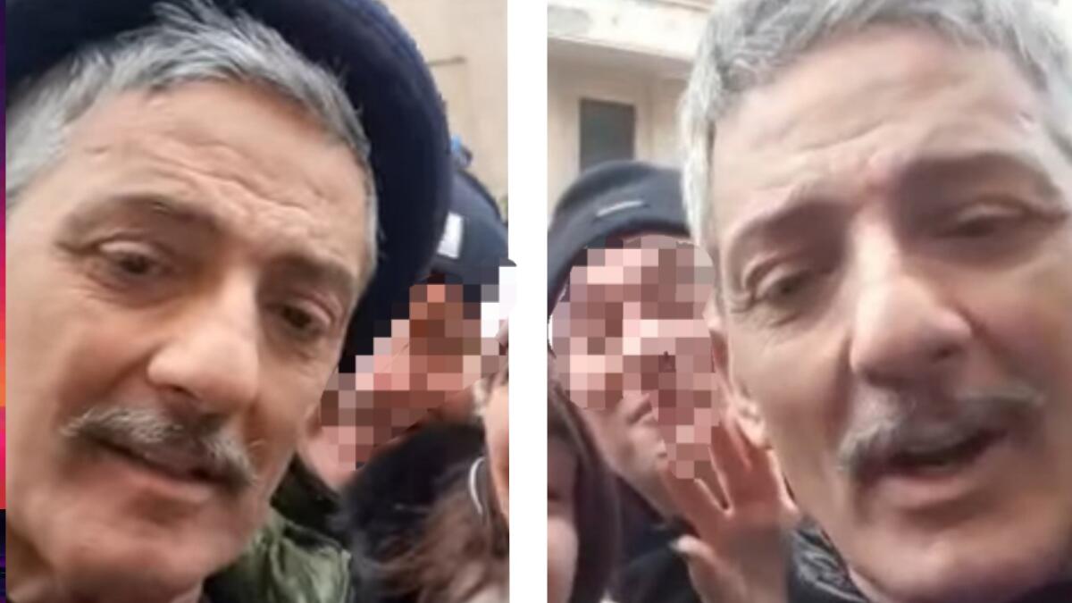 Fiorello a Udine, passeggiata in centro e selfie con i fans - 