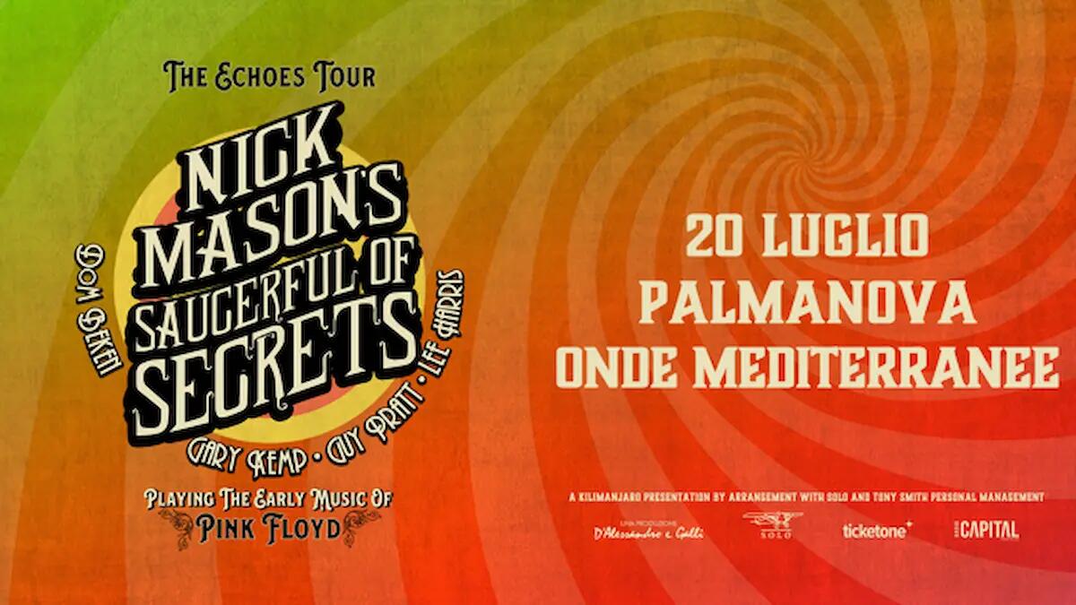 Onde Mediterranee 2023 ospiterà Nick Mason, batterista dei Pink Floyd - 