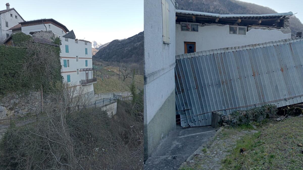 Carnia, vento forte: scoperchiato un tetto e alberi caduti - 