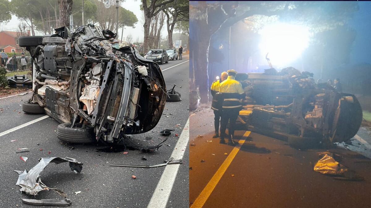 Cavallino Treporti, scontro tra 2 auto: una si ribalta, l'altra fugge - 