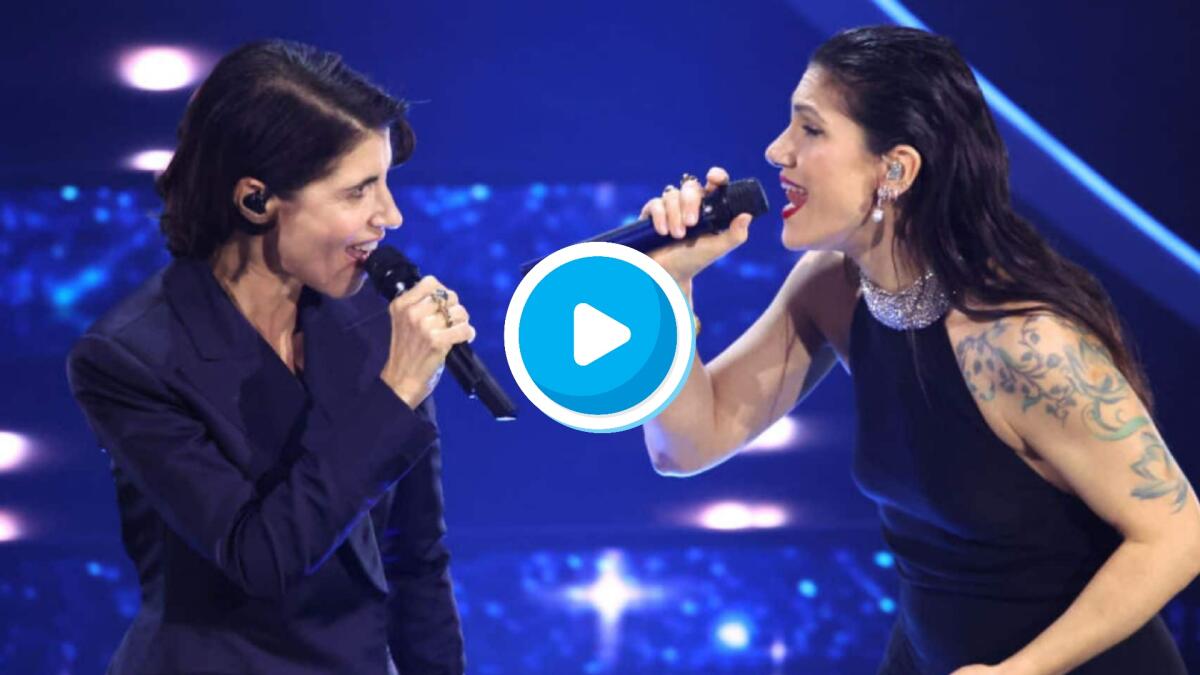Elisa e Giorgia a Sanremo: il duetto è da brividi. Il video - 