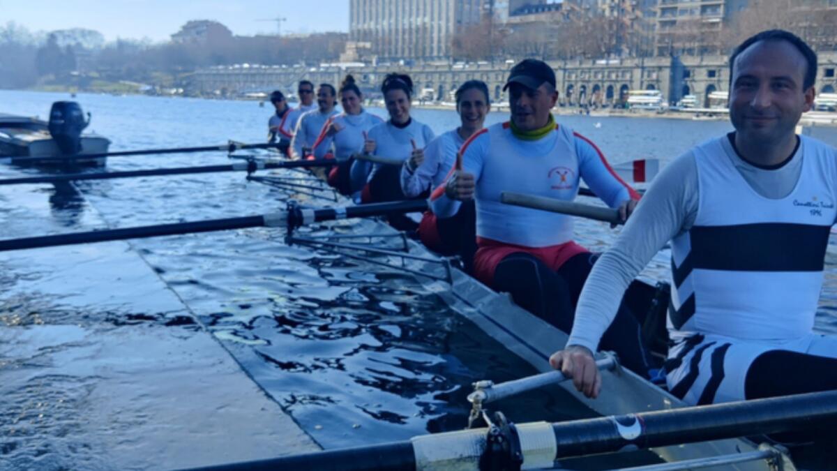 Medaglia d'argento per i canottieri dei Vigili del fuoco Ravalico di Trieste a Torino - 