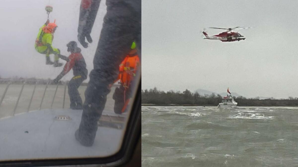 Raffiche di vento, escono in barca e restano in secca: salvati con l'elicottero - 