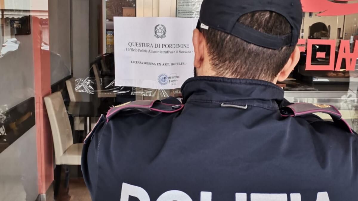 Ubriachi, liti e violenza: chiuso il "Bar Tom Felix" a Pordenone - 