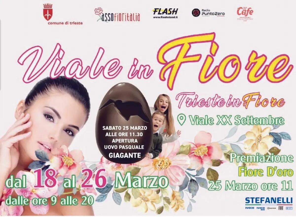 Trieste in fiore, premiazione del concorso Fiore d'Oro e apertura dell'uovo di Pasqua gigante -