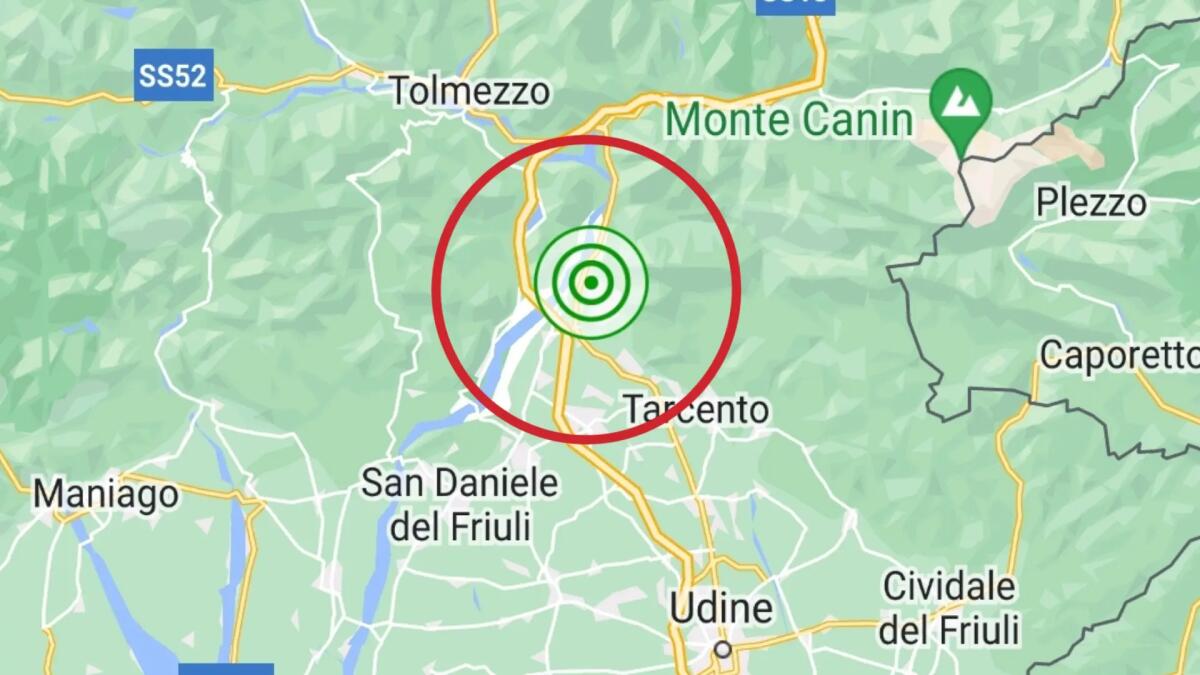 Lieve scossa di terremoto in Friuli con epicentro a Gemona - 
