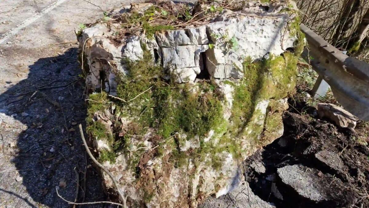 Smottamento sulla strada per il Matajur: stanziati 48mila euro con Decreto d'urgenza - 