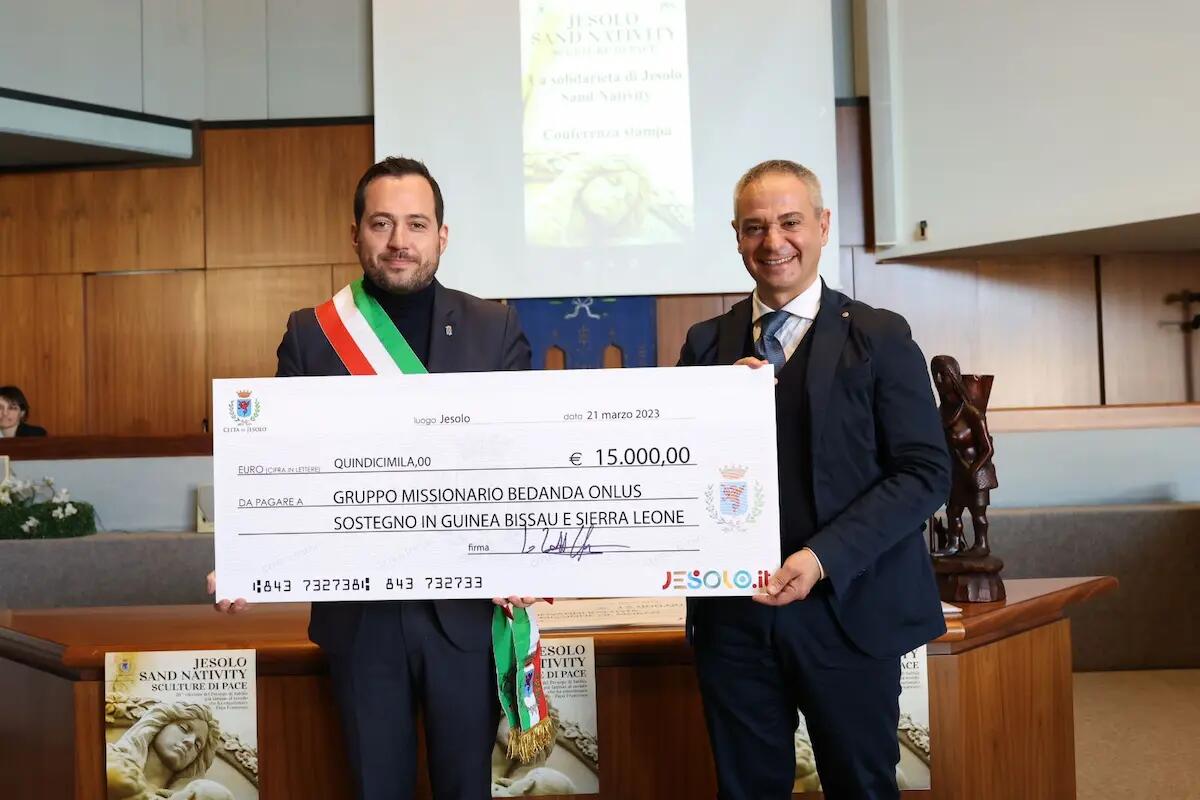 Jesolo Sand Nativity, distribuiti i fondi della solidarietà - 