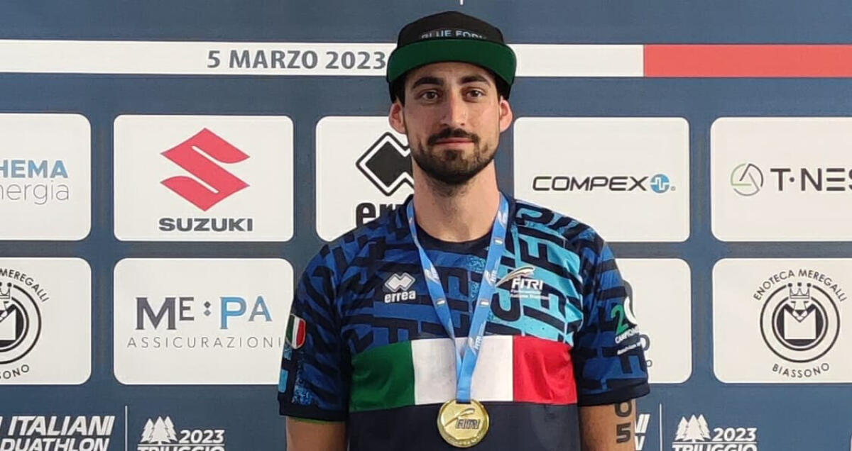 Federico Spinazzè è campione italiano assoluto di duathlon cross - 