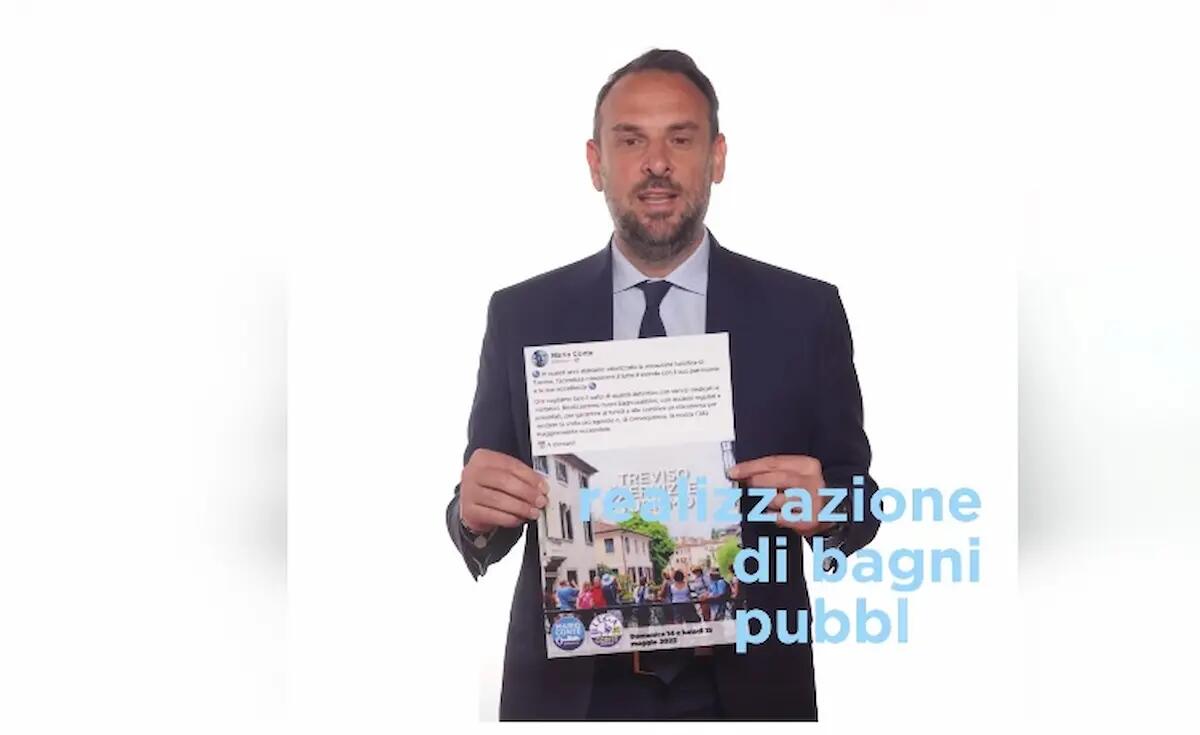 Bagni pubblici, Mario Conte: «una Treviso più agevole per tutti» -