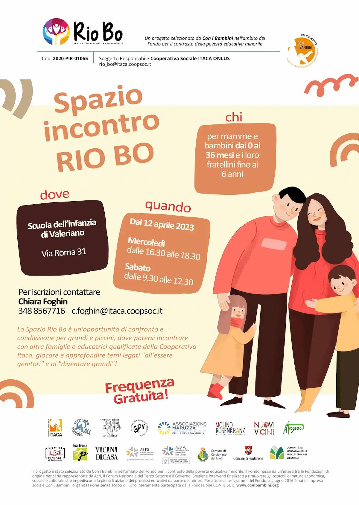 Pinzano, apre domani lo Spazio Incontro Rio Bo per bambini e famiglie - 