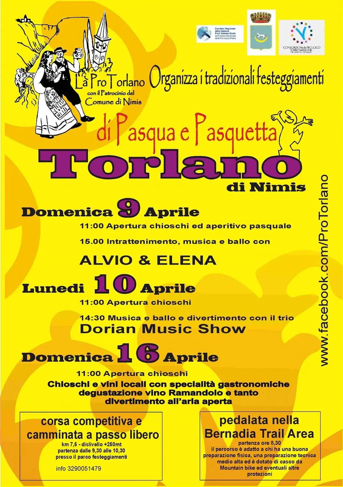 Torre Natisone a Pasqua: ci sono anche Torlano e Campeglio - 