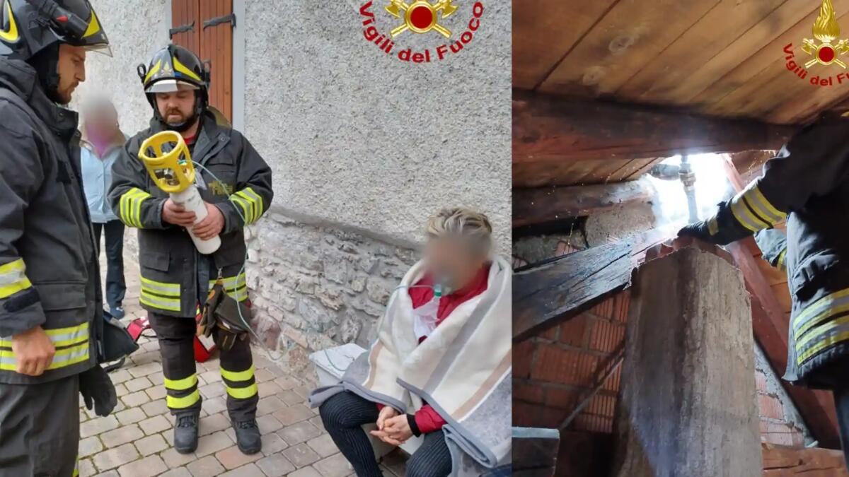 Incendio ad Ovaro, fiamme dal tetto: due persone intossicate - 