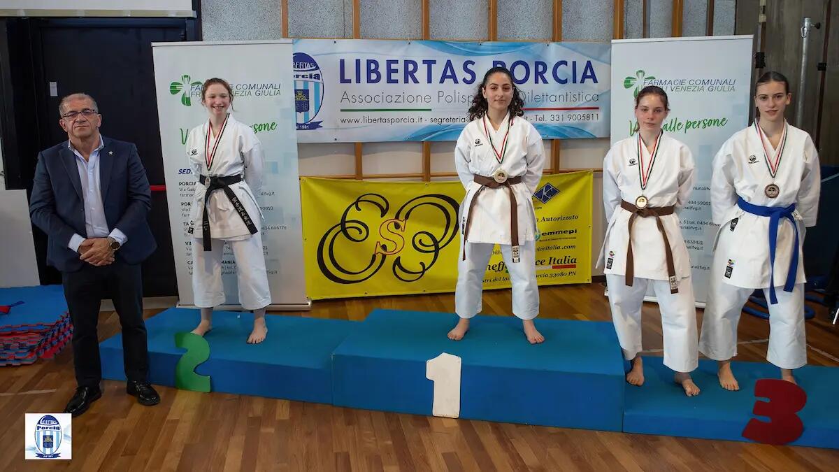 Trofeo Libertas: karate e kumite’ esaltano Porcia e Traditional Wado - 