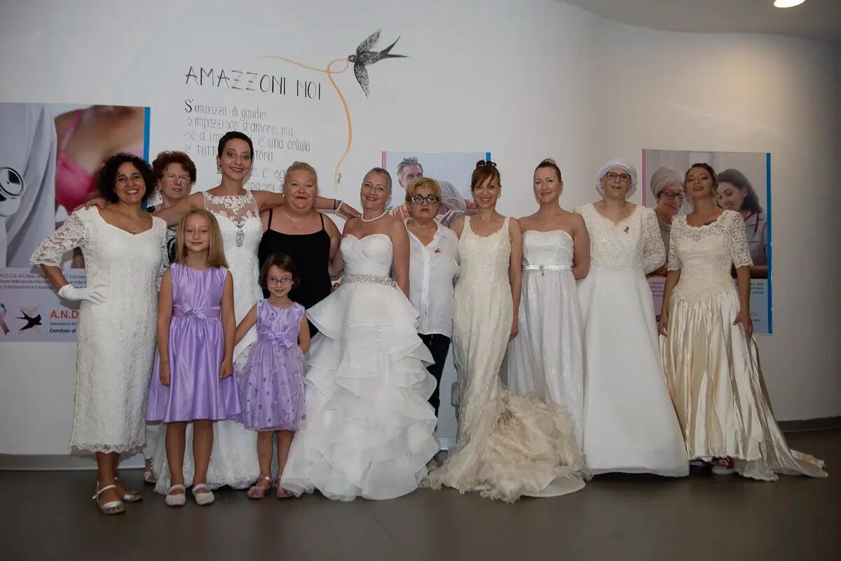Andos e Città Fiera sposano la prevenzione: sfilata benefica con gli abiti da sposa donati all’Associazione - 