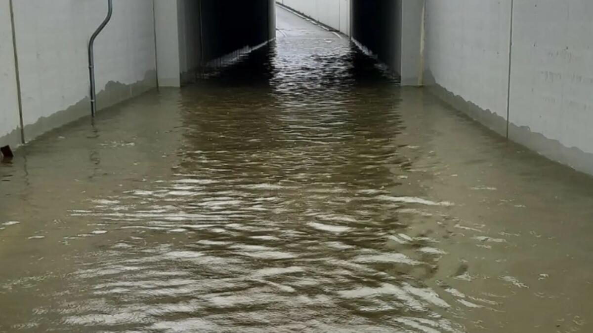 Pompe bloccate: allagato il sottopasso della A4 tra Pedrina e Rivarotta - 