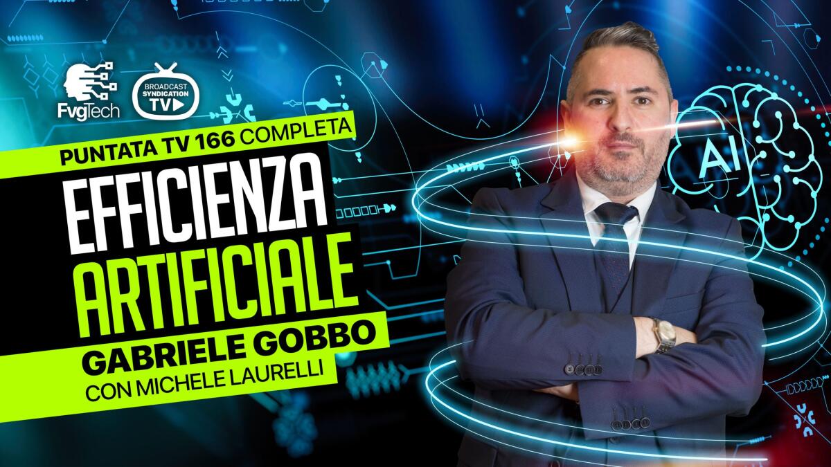 Più efficienza con l'Intelligenza Artificiale, su FvgTech ne parla Gabriele Gobbo - 