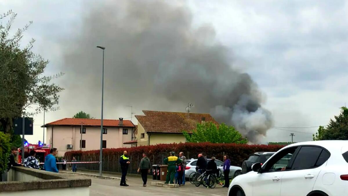 Esplosione in un cortile a Mussons: vigili del fuoco sul posto - 