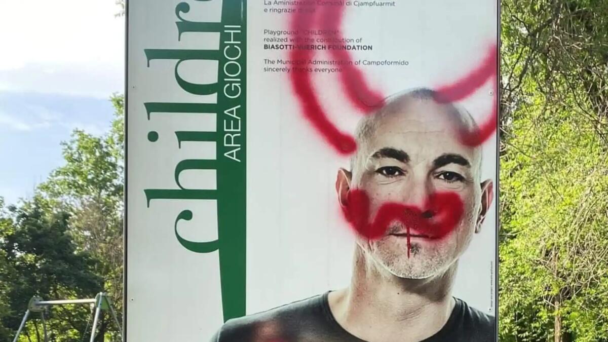 Memoria di Robert Miles, blitz dei vandali senza cuore a Campoformido - 