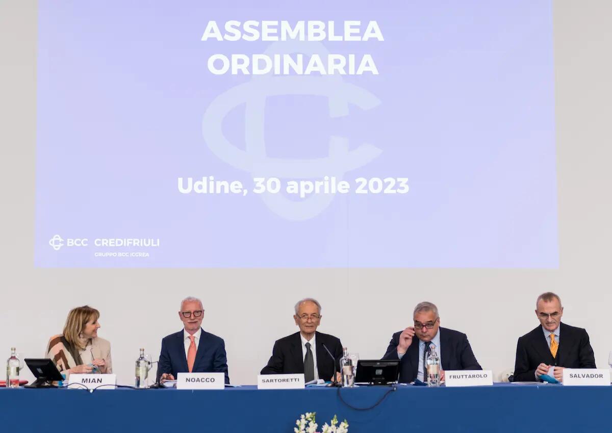 CrediFriuli, l'Assemblea dei soci approva l'ottimo bilancio del 2022 - 