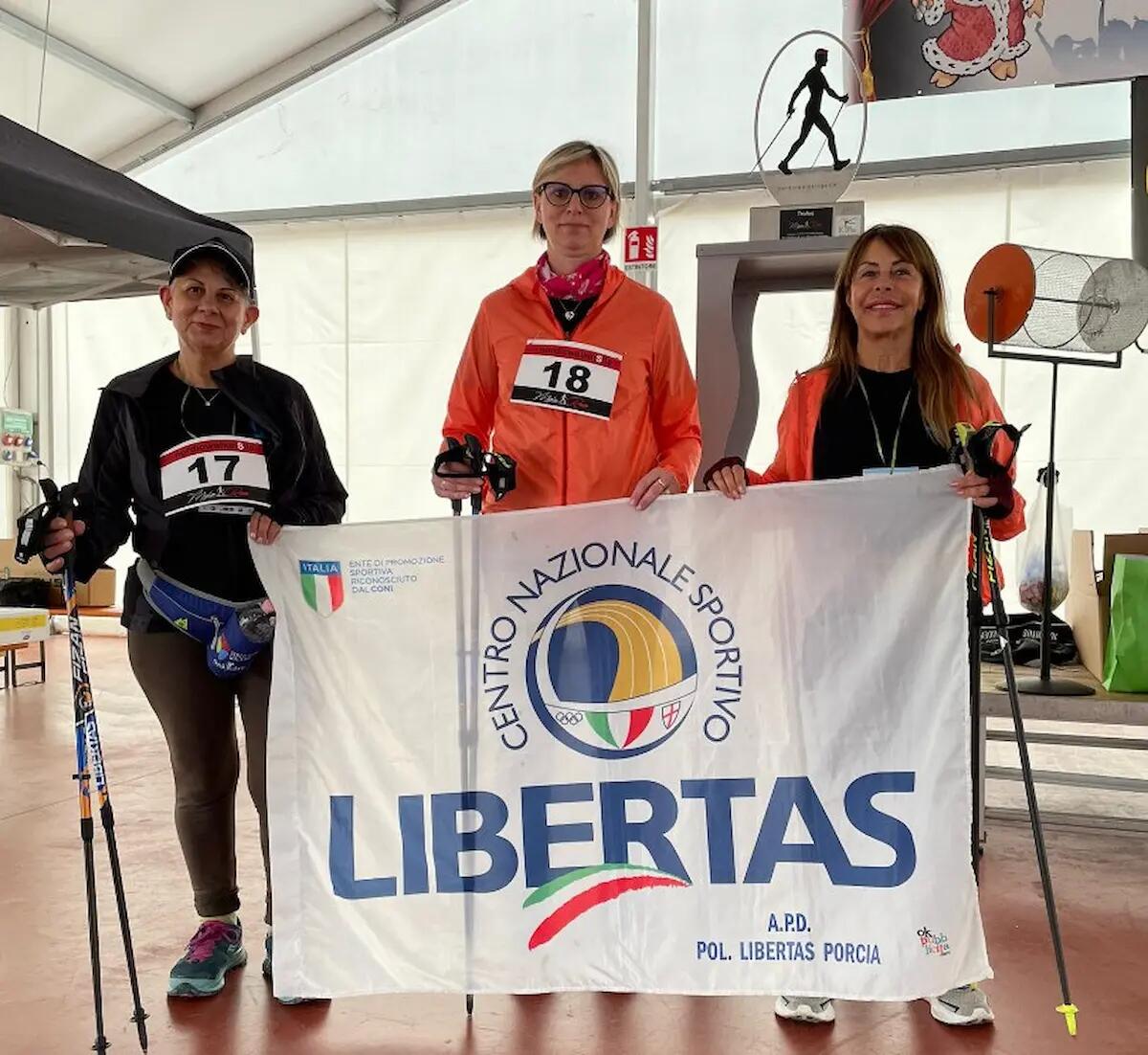 Tre portacolori della Libertas Porcia ai campionati mondiali di Nordic Walking - 