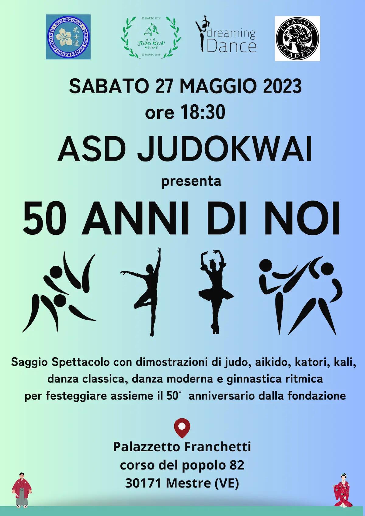 Manifestazione sportiva ASD Judokwai, 50 Aanni di noi -