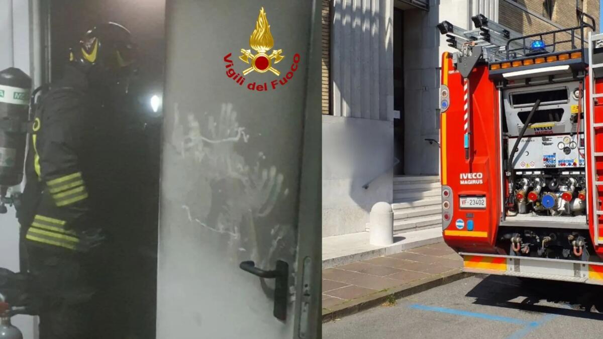 Incendio in centro a Gorizia, brucia il gruppo di continuità in un ente pubblico - 