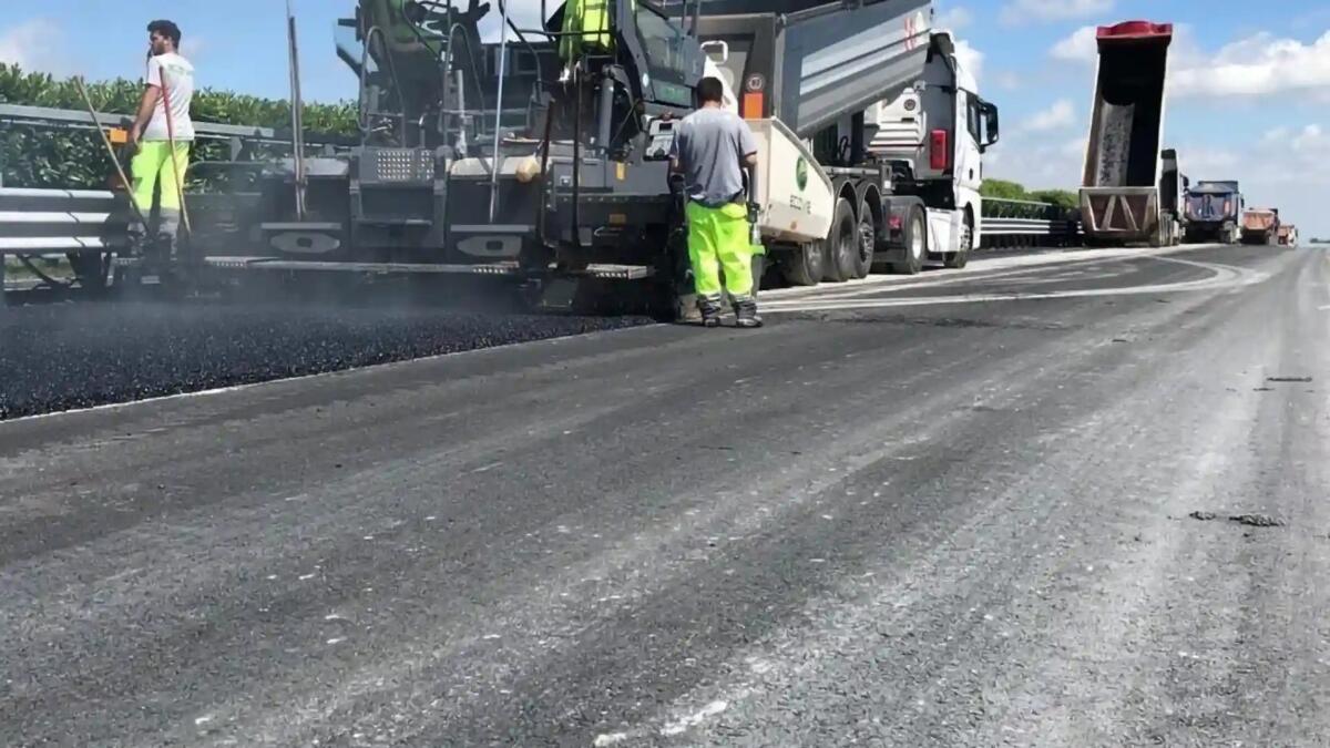 Pavimentazione area Nodo Villesse, limitazioni alla circolazione - 