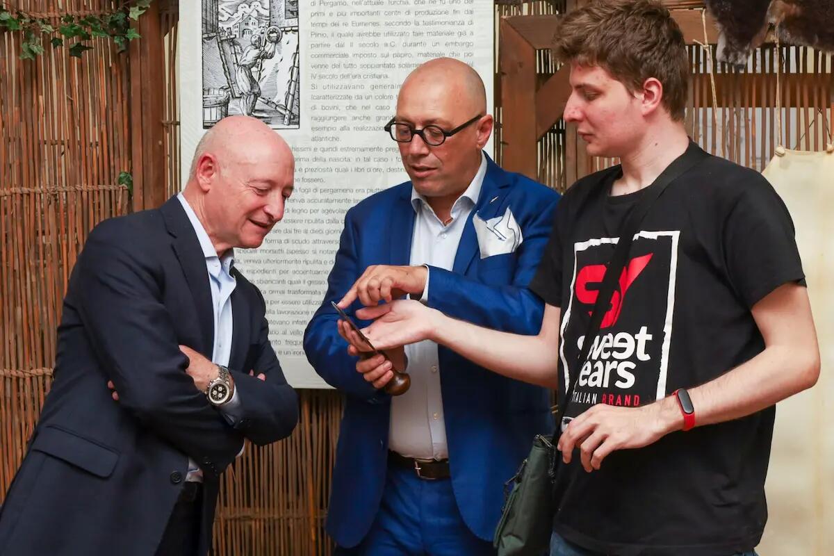 Il Capo di Stato Maggiore dell’Aeronautica, Generale Luca Goretti in visita allo Scriptorium Foroiuliense -