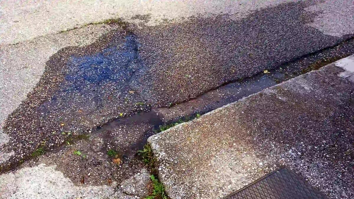 Campoformido, quella perdita d'acqua in strada segnalata da mesi: "Lo spreco continua" -