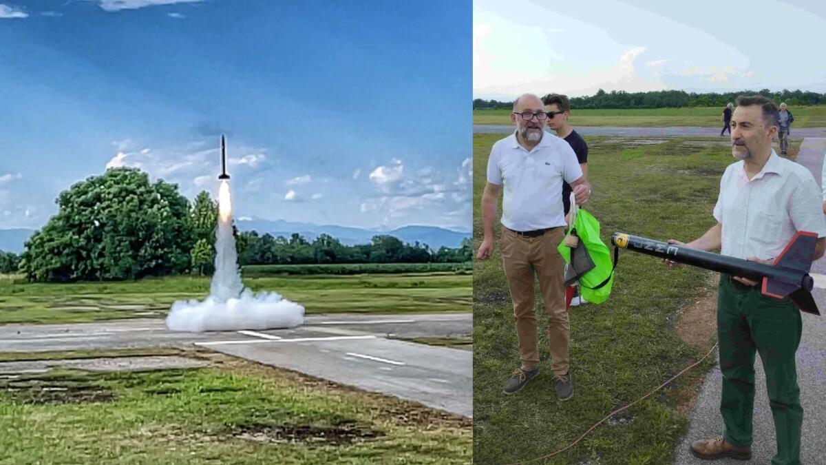 Lanciano un razzo che raggiunge i 1.500 metri di quota: il progetto degli studenti del Malignani - 