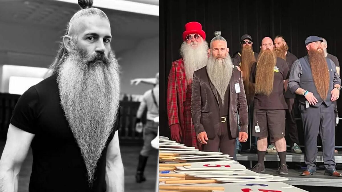 La barba più bella del mondo è del pordenonese Fabrizio Bottos - 