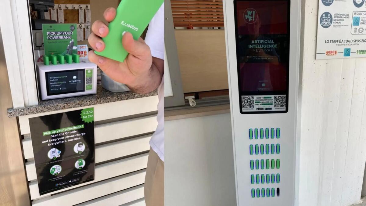 Jesolo, in spiaggia il nuovo servizio di powerbank sharing -