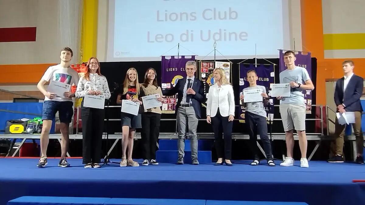 Dai Lions di Udine 3mila euro per sei studenti ucraini dell'Istituto Bearzi - 