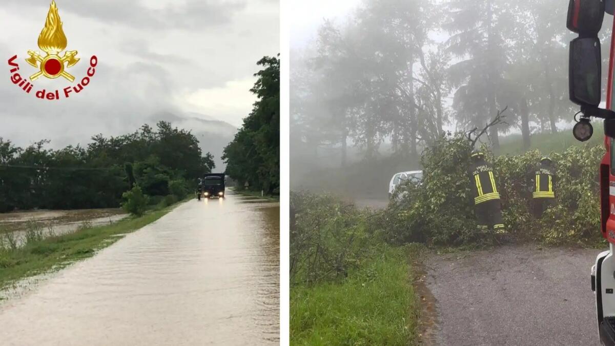 Ancora maltempo in Friuli con forti piogge e raffiche di vento: allagamenti e alberi a terra - 