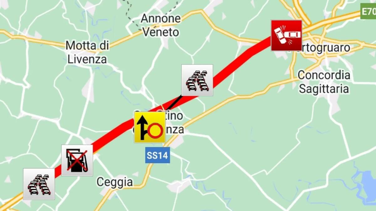 Incidente in A4 tra San Stino di Livenza e Portogruaro, scontro tra due mezzi pesanti: un ferito - 