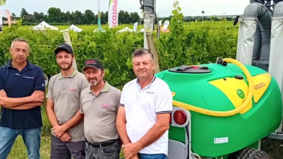 Nei vigneti della Francia si usano macchine a minor impatto ambientale prodotte a Vicenza - 