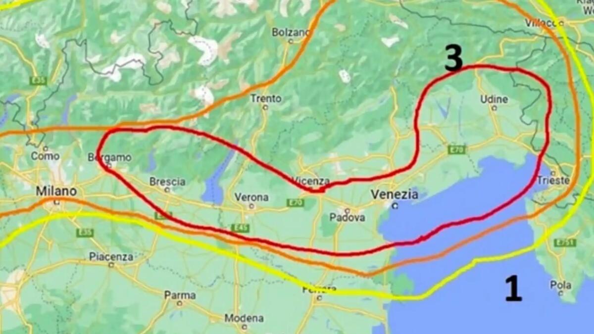 Maltempo in arrivo a Nordest, la previsione: «Rischio di fenomeni violenti con supercelle e grandine» - 