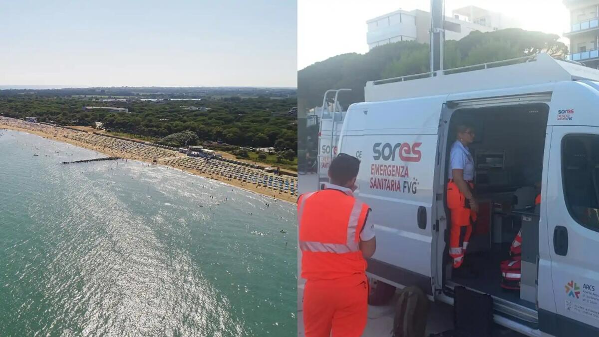 Sindrome da annegamento a Lignano Sabbiadoro: soccorsa una persona - 