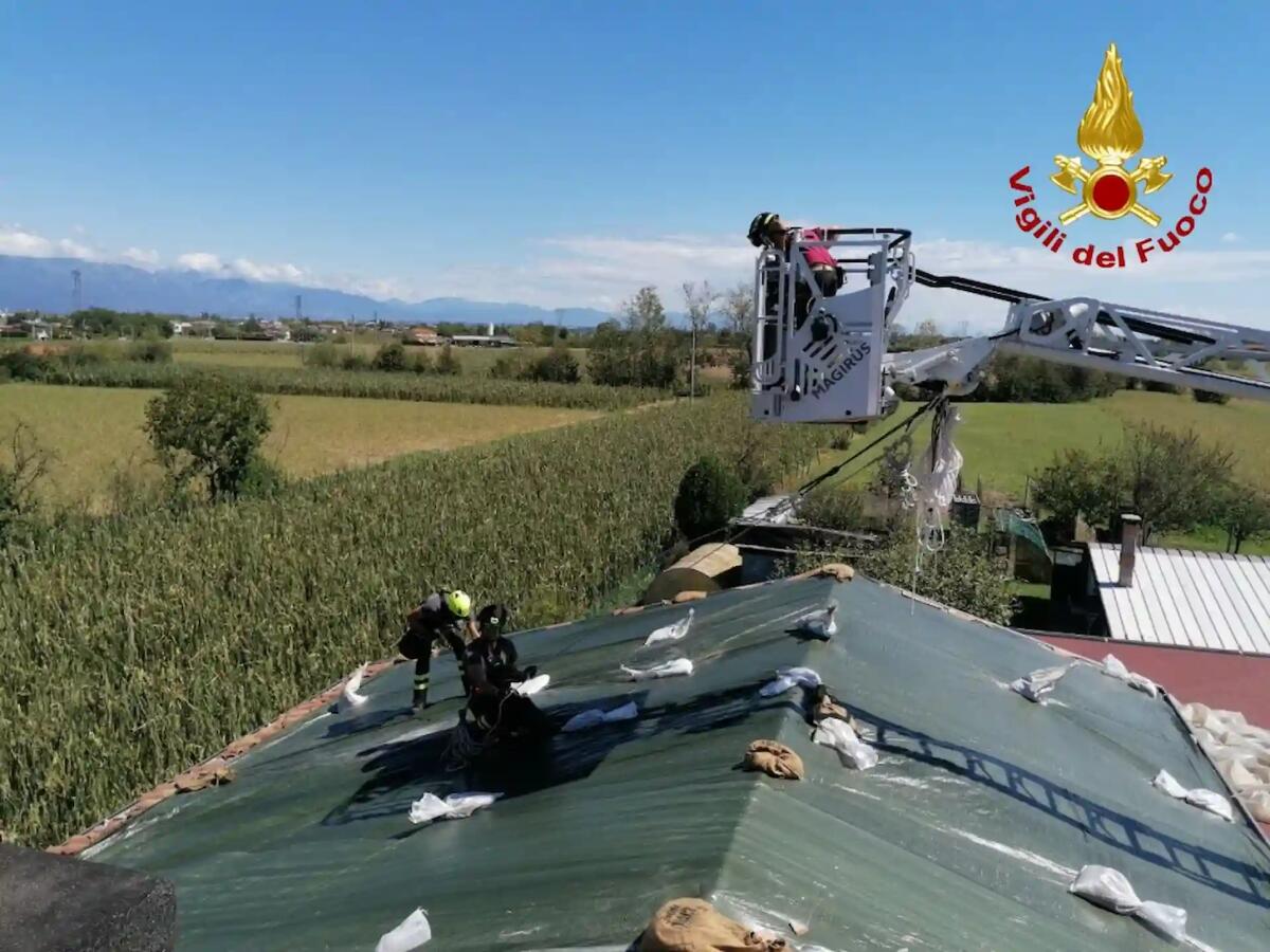 Sono 1400 gli interventi dei pompieri in Fvg per il maltempo, l'aggiornamento alle ore 12.00 - 