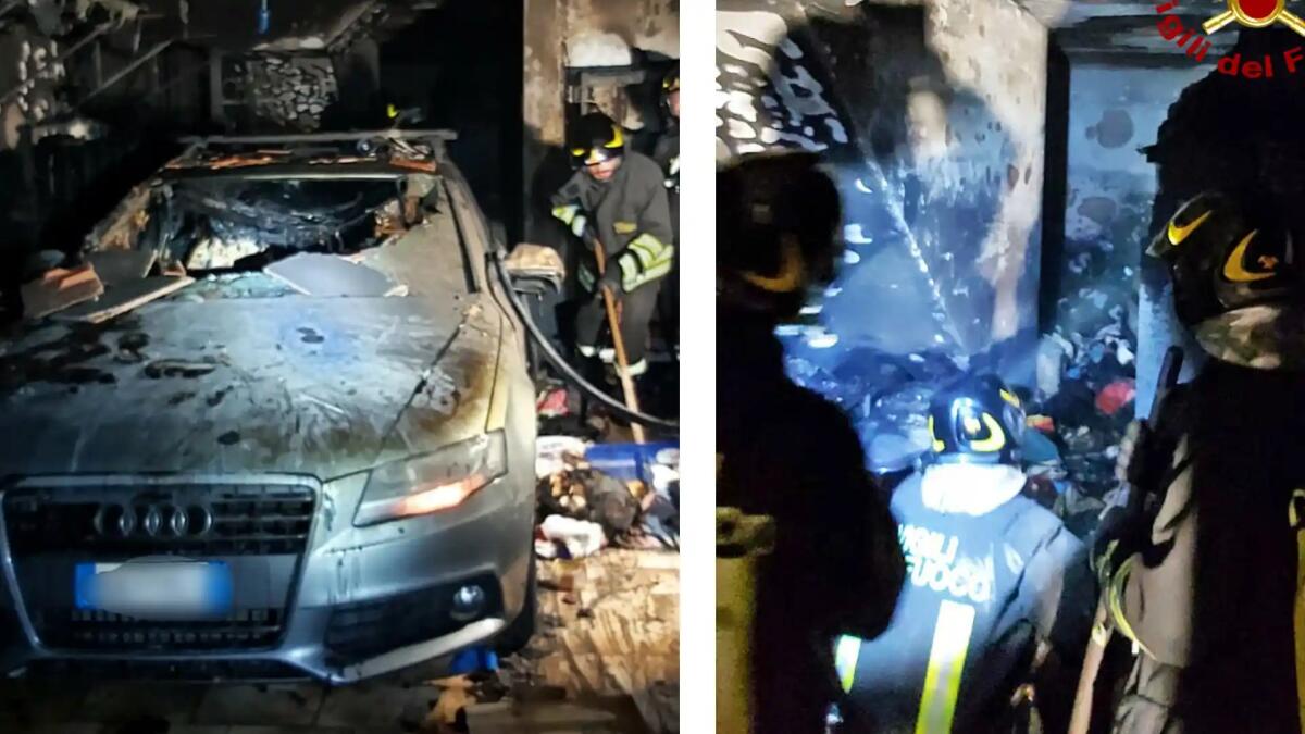 Scoppia l'incendio in una villetta: seminterrato avvolto dalle fiamme - 