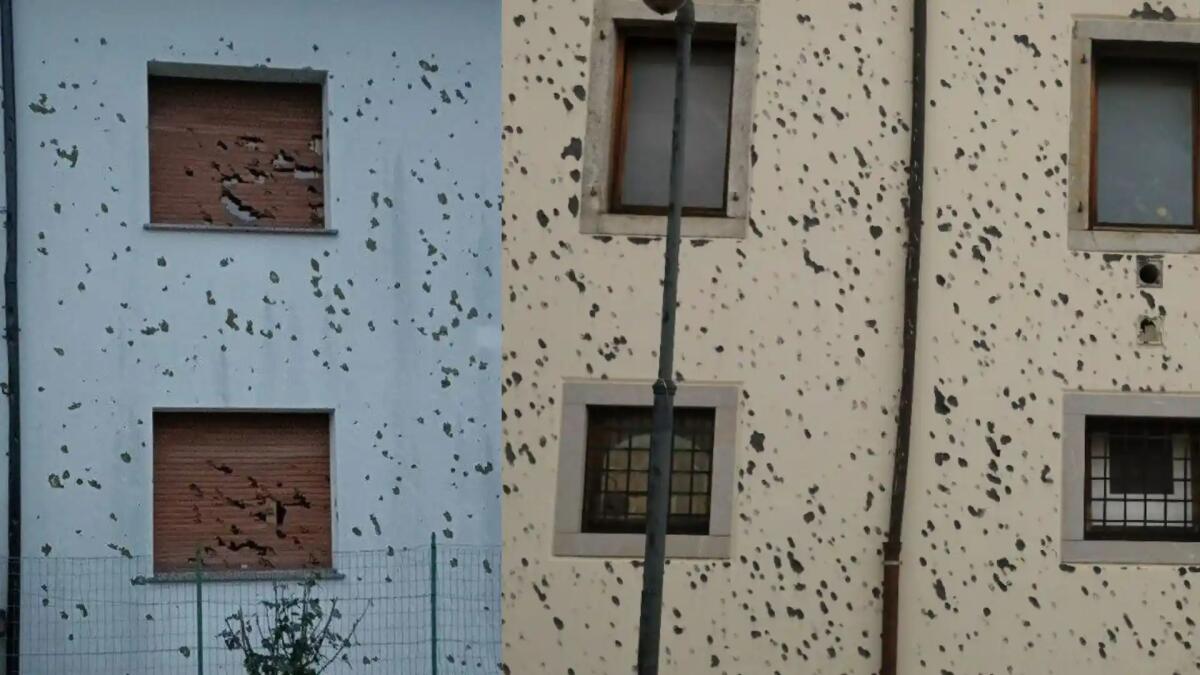 Mortegliano "bombardata" dalla grandine: persone senza casa ed auto. Situazione gravissima - 