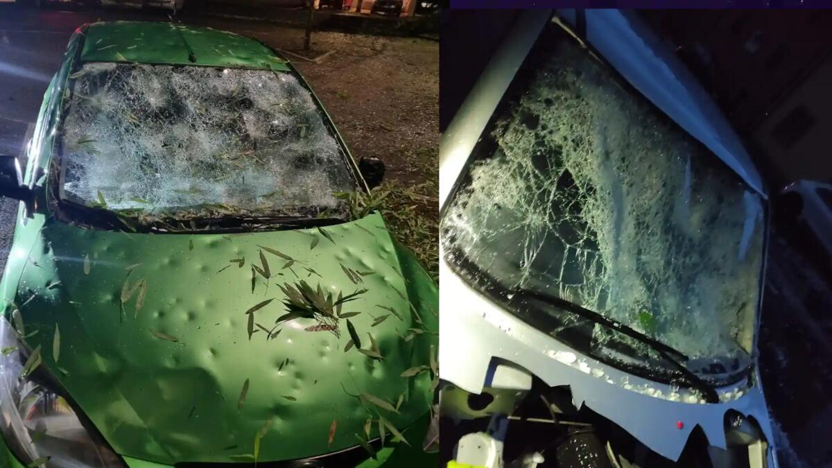 Nuova ondata di maltempo in Veneto: danni da grandine, auto distrutte, tetti scoperchiati -