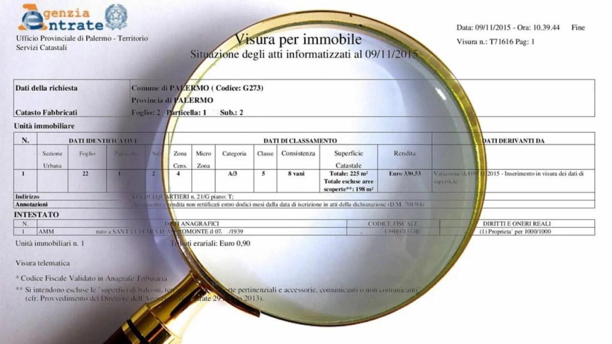 Visura catastale: cos’è, come leggerla e cosa sono i dati di classamento - 