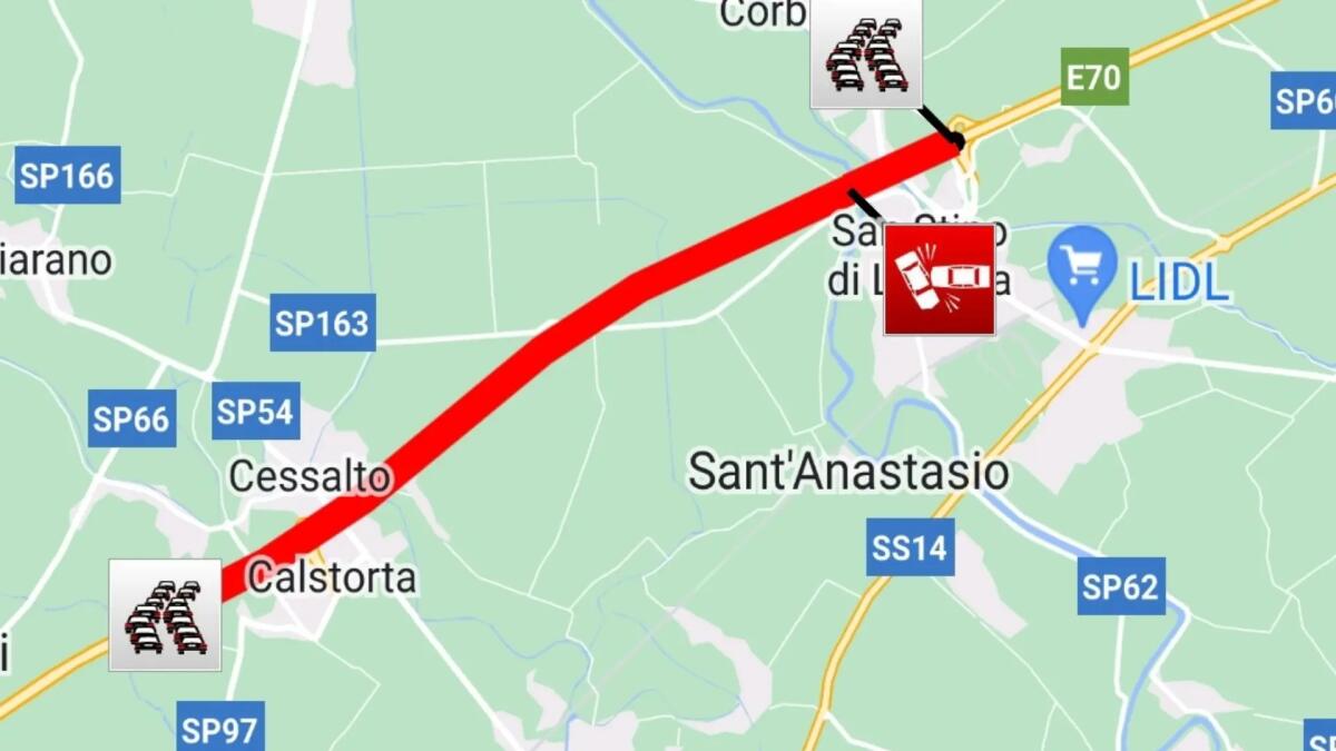 Incidente in A4 tra Cessalto e San Stino: due feriti. Traffico bloccato - 