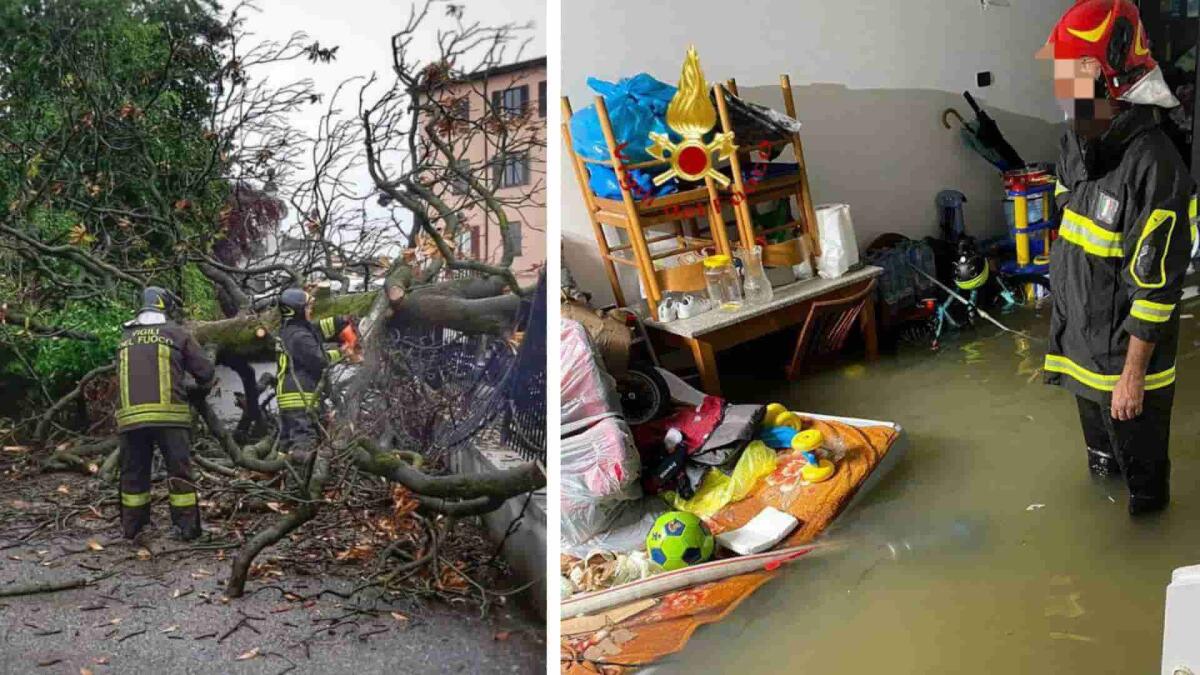 Maltempo in Friuli, centinaia le richieste di aiuto ai Vigili del fuoco -