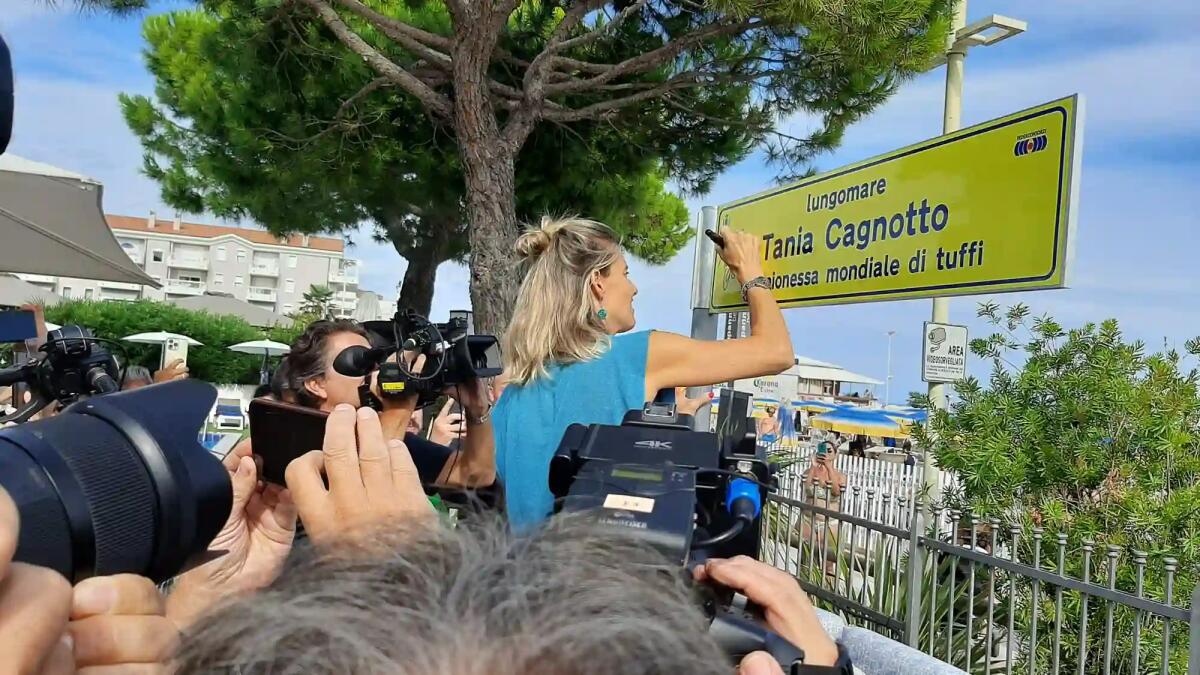 Lungomare delle Stelle, Jesolo abbraccia Tania Cagnotto -