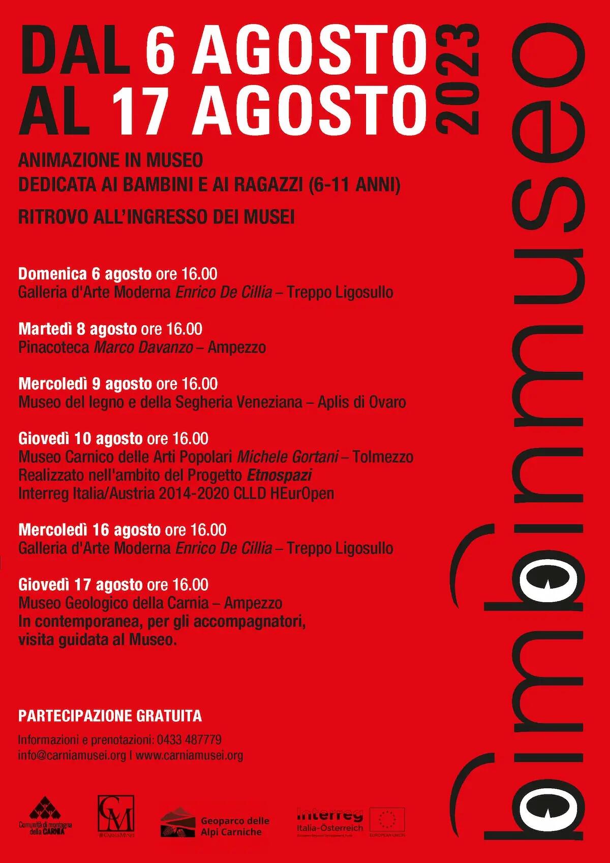 In partenza Bimbinmuseo, la rassegna di attività d'animazione gratuita per bambini - 