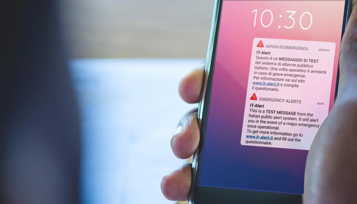 IT-alert, in Friuli il primo test del Sistema di Allarme pubblico - 